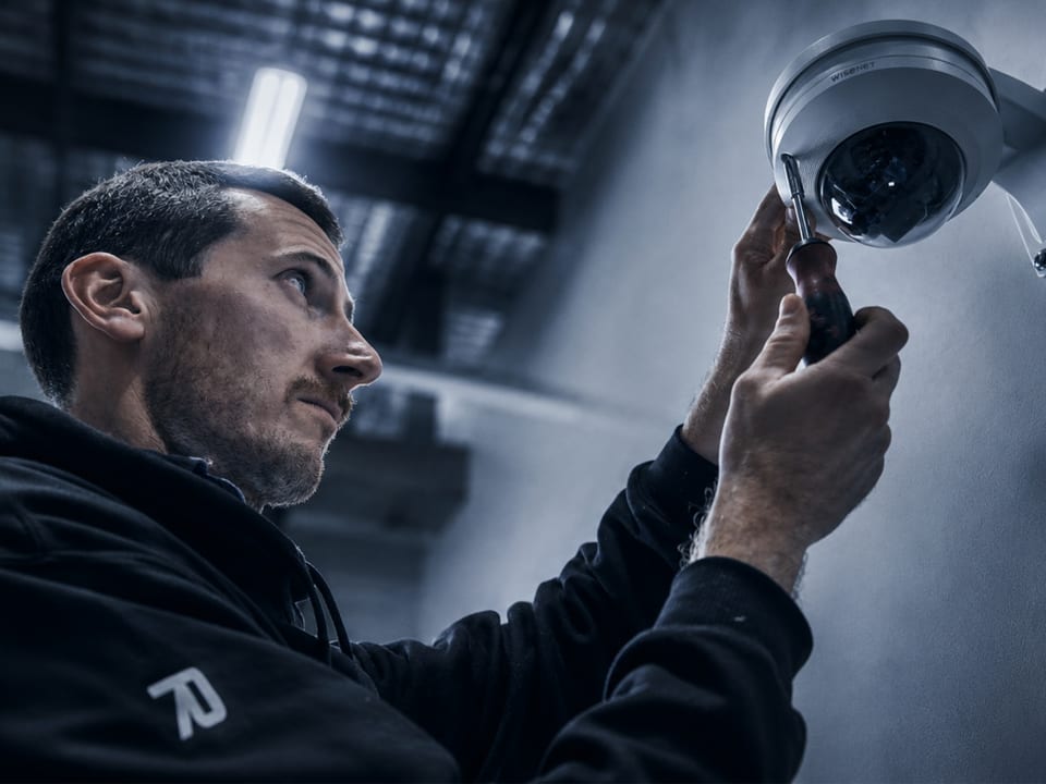 Commercial CCTV security camera installation NSW