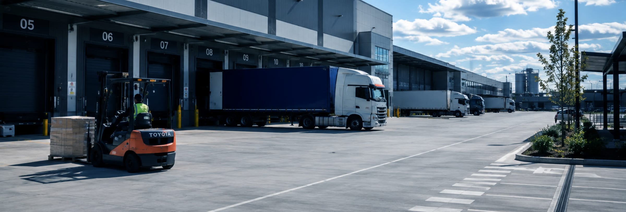 Commercial warehouse loading docks NSW