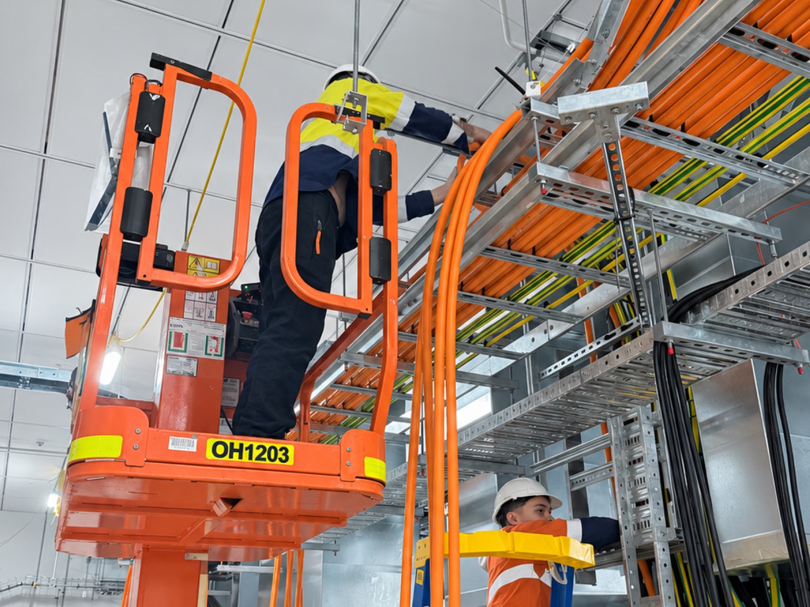 Commercial electrical cabling