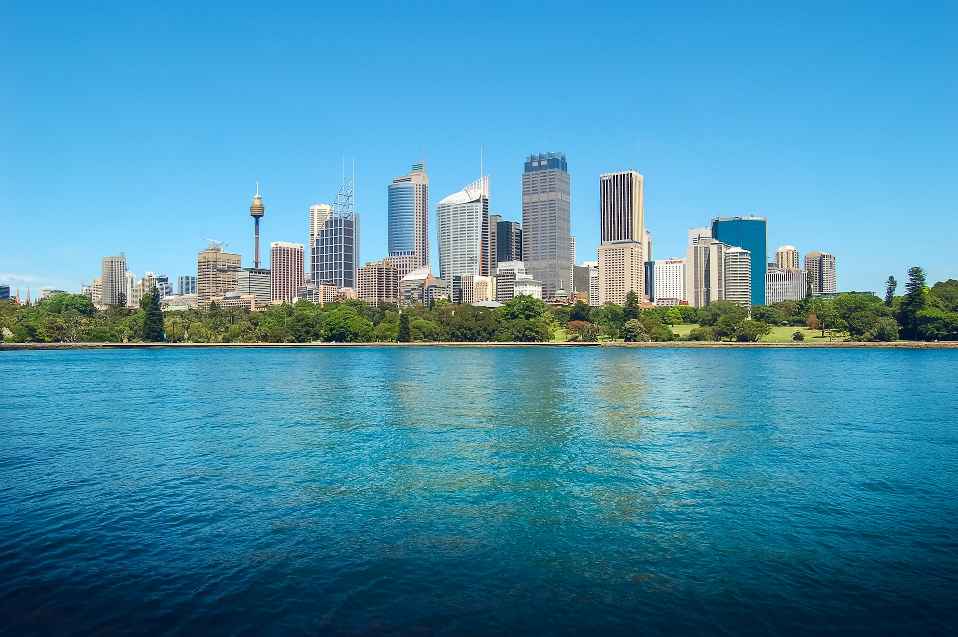 Sydney harbour commercial precinct — example hero